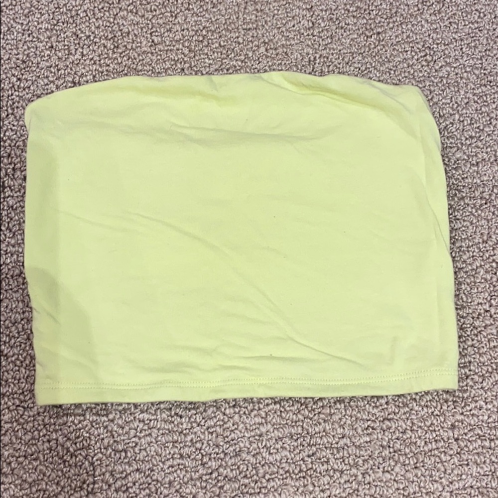 Green tube top